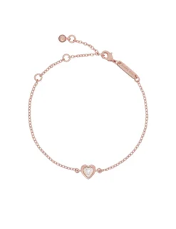 Verstellbares Armband mit Kristallherz