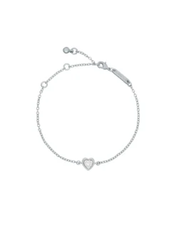 Verstellbares Armband mit Kristallherz