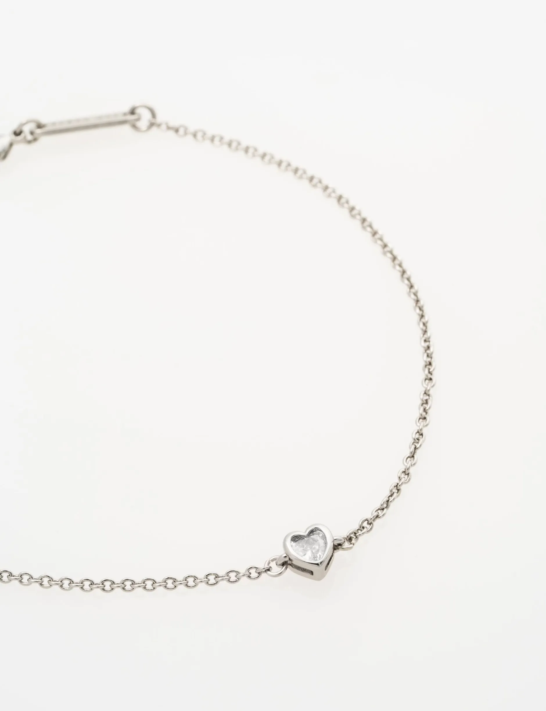 Verstellbares Mini-Kristallherz-Armband