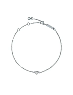 Verstellbares Mini-Kristallherz-Armband