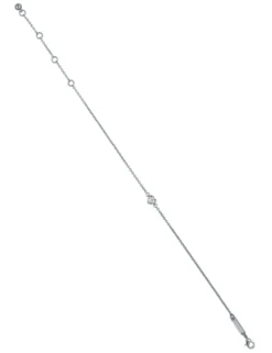 Verstellbares Mini-Kristallherz-Armband