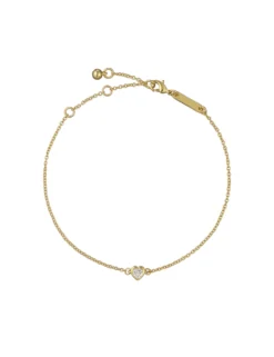 Verstellbares Mini-Kristallherz-Armband