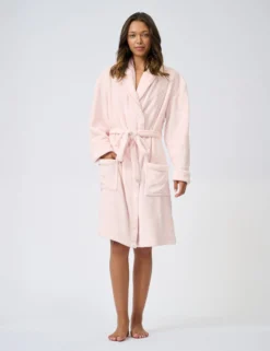 Weiches Fleece-Gürtelkleidchen