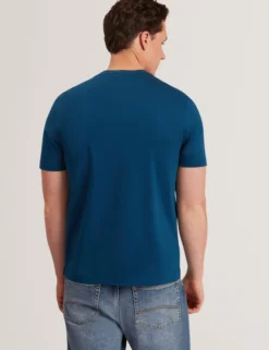 Weiches T-Shirt mit Rundhalsausschnitt