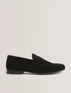 Wildleder-Sattelslipper
