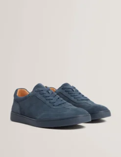 Wildleder-Sneaker mit niedrigem Schaft