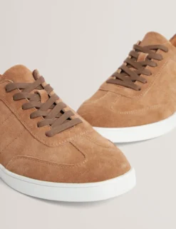 Wildleder-Sneaker mit niedrigem Schaft
