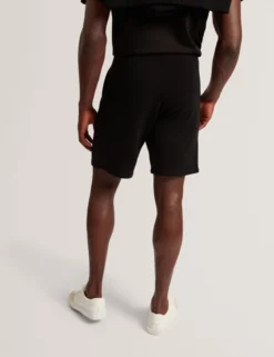 Wollstrick-Shorts mit geradem Bein