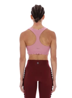 Yoga-BH mit Wellenkante und Racerback-Ausschnitt