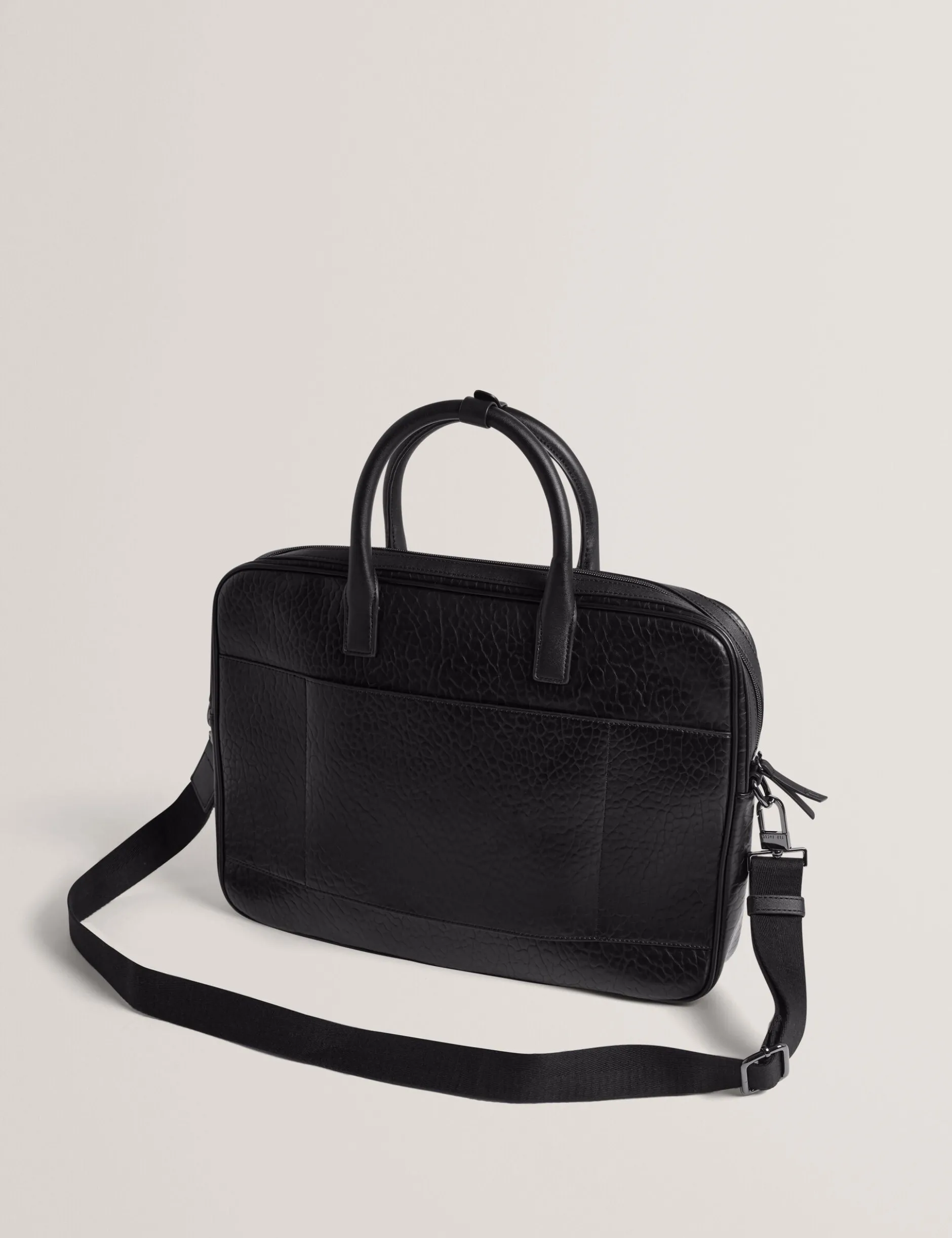 15-Zoll-Laptoptasche aus genarbtem Kunstleder
