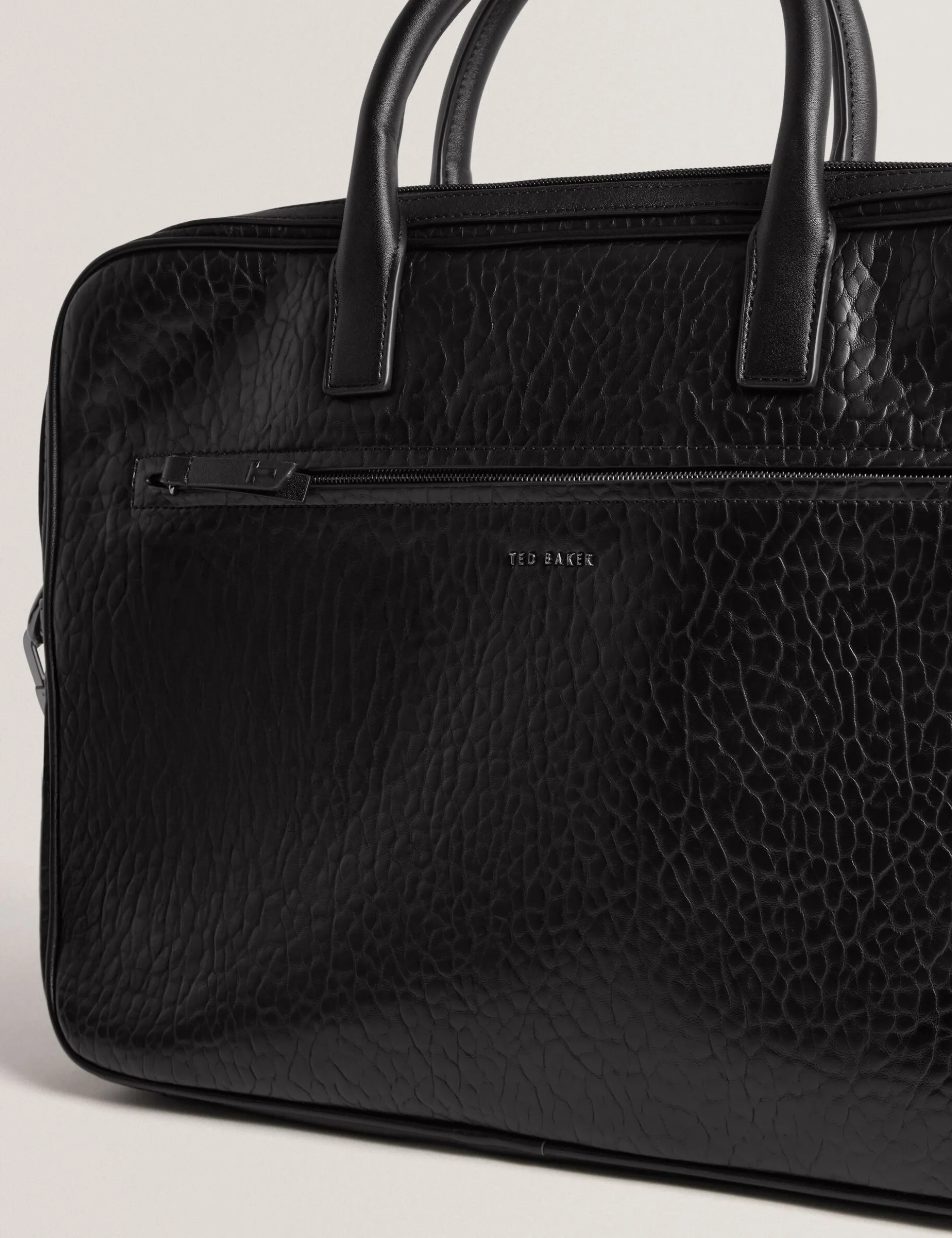 15-Zoll-Laptoptasche aus genarbtem Kunstleder