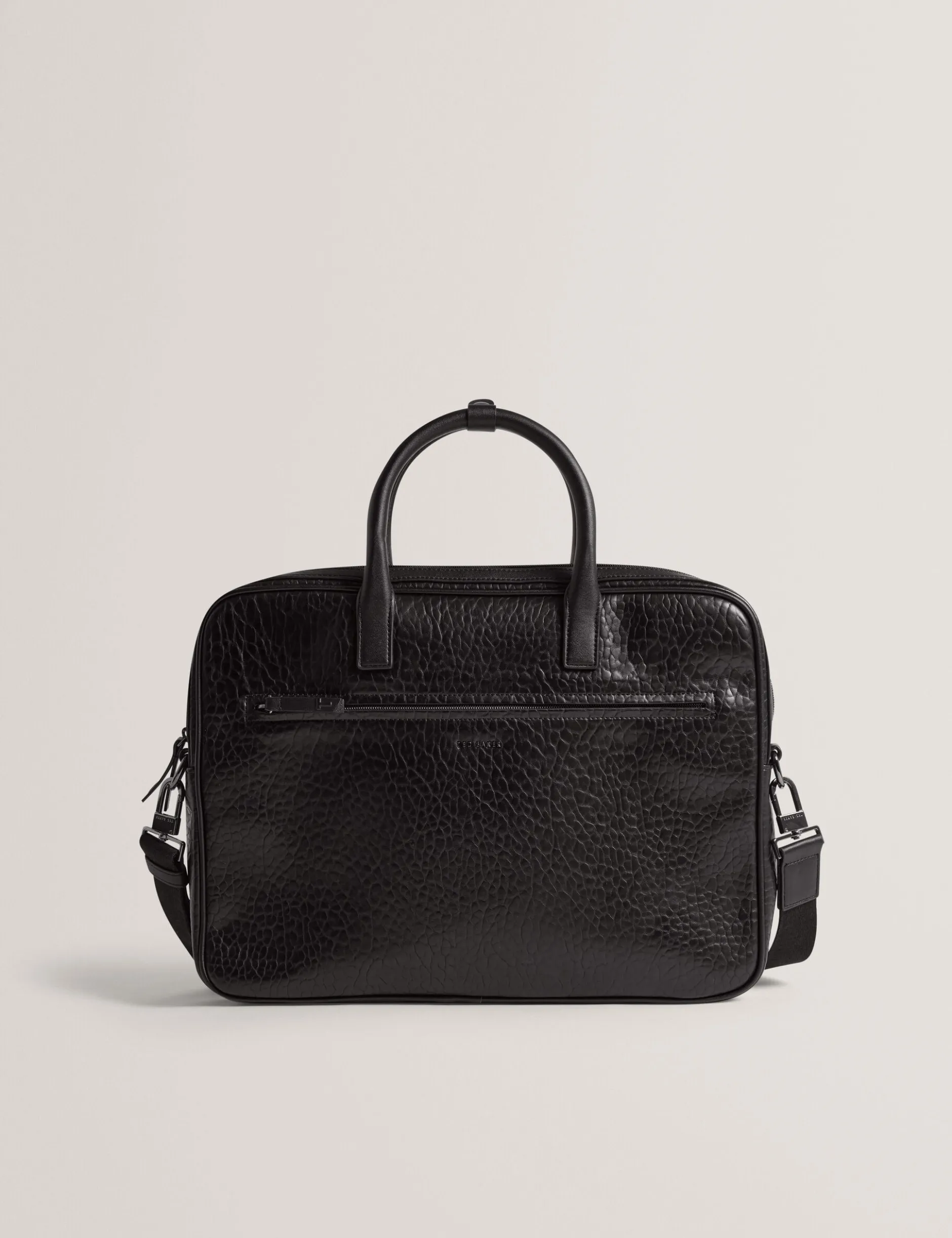 15-Zoll-Laptoptasche aus genarbtem Kunstleder
